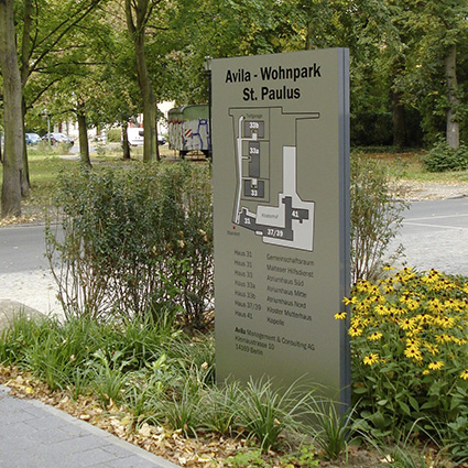 Außenaufsteller Outdoor-Stele Moedel Rio