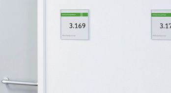 Raumschilder (Türschilder) für Wegeleitsysteme