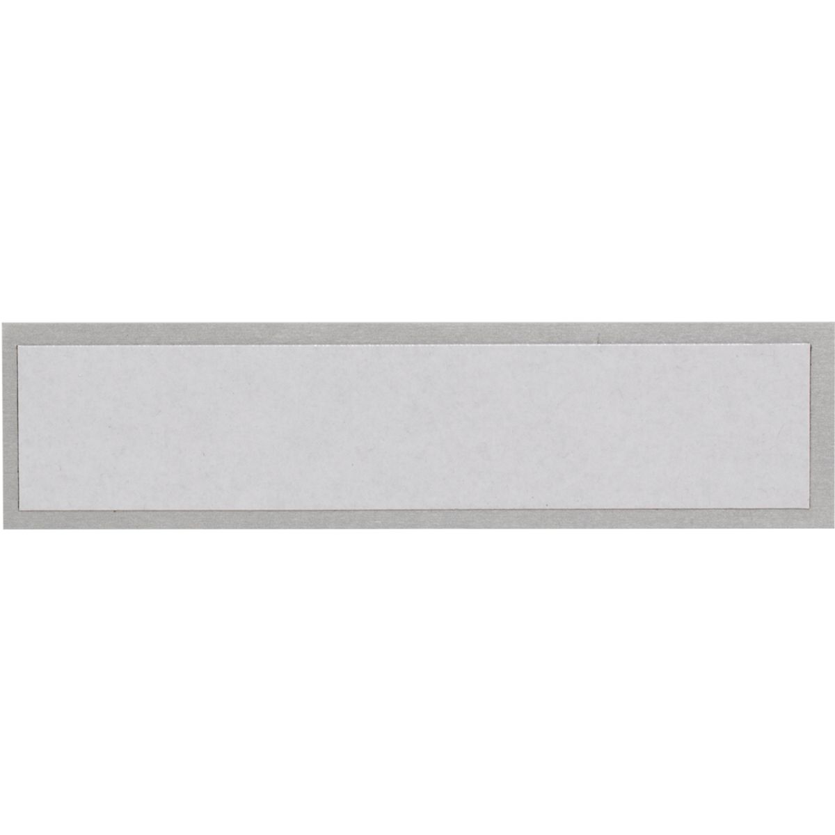 WC Schild Barrierefrei aus Aluminium, Silber, 40 x 160 mm (H x B), Klebemontage