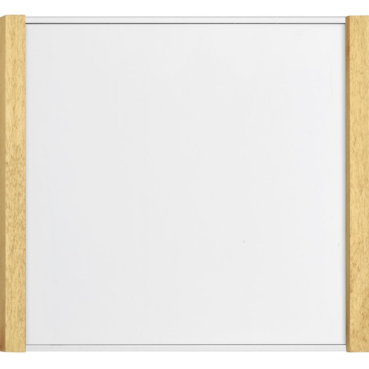 Türschild, Modell LMH, 150 x 160 mm (H x B), Rahmen aus Aluminium (Silber) und Holz (Ahorn), Muster