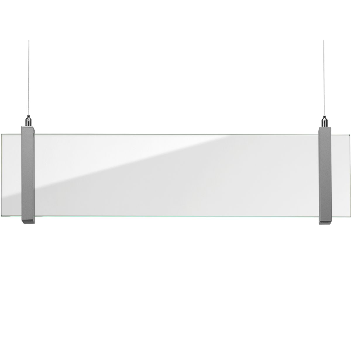 Deckenhänger (Hängeschild), Modell Torino, 150 x 600 mm (H x B)