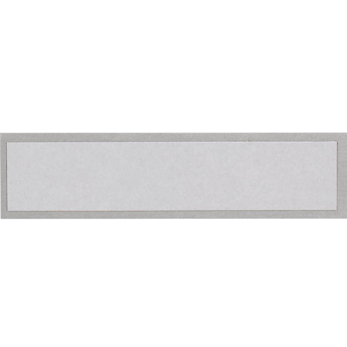 WC Schild Toiletten aus Aluminium, Silber, 40 x 160 mm (H x B), Klebemontage